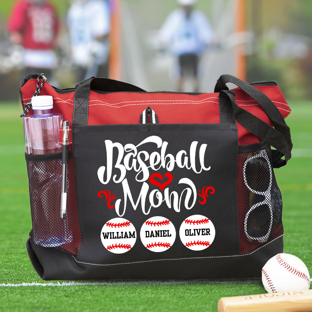 Personalized Sports Mom One Sport Tote Bag