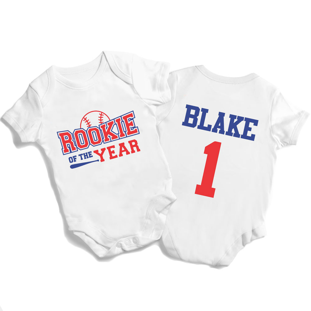 Rookie of the Year Personalized Bodysuit