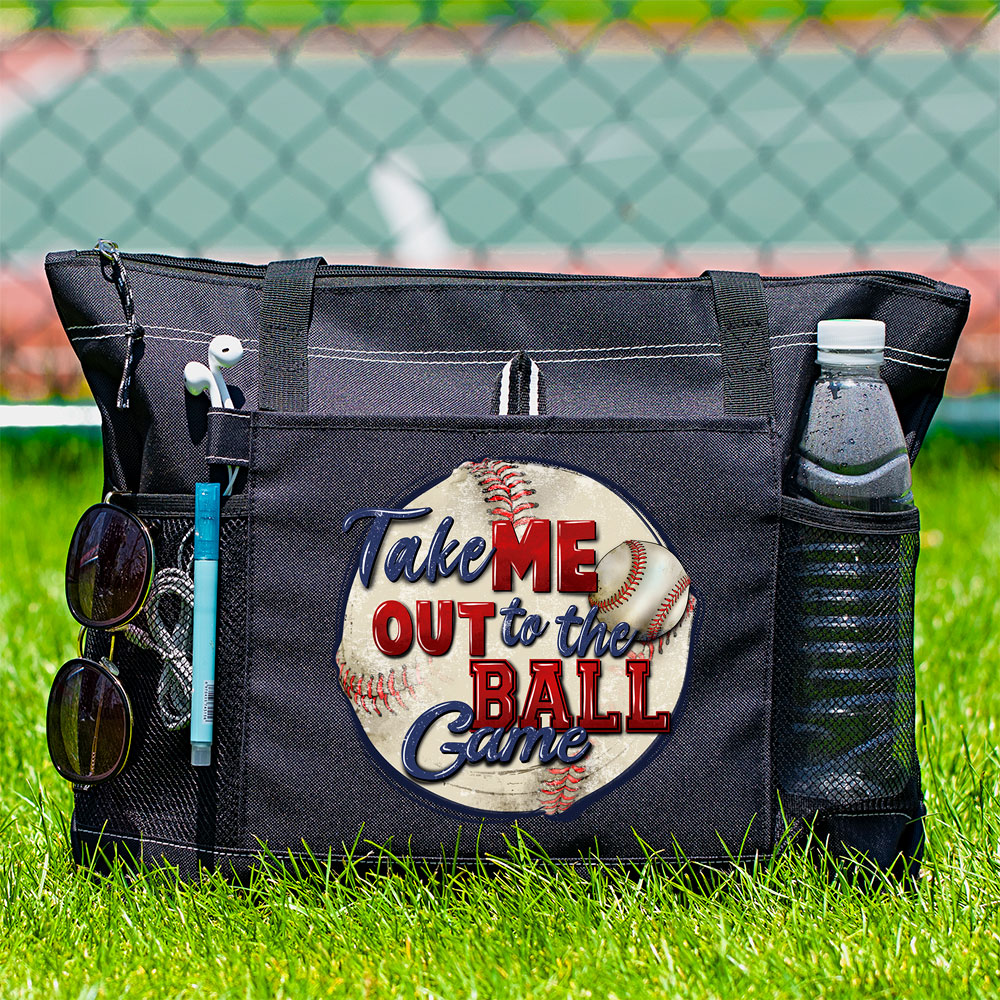 Take Me out to the Ball Game Tote Bag
