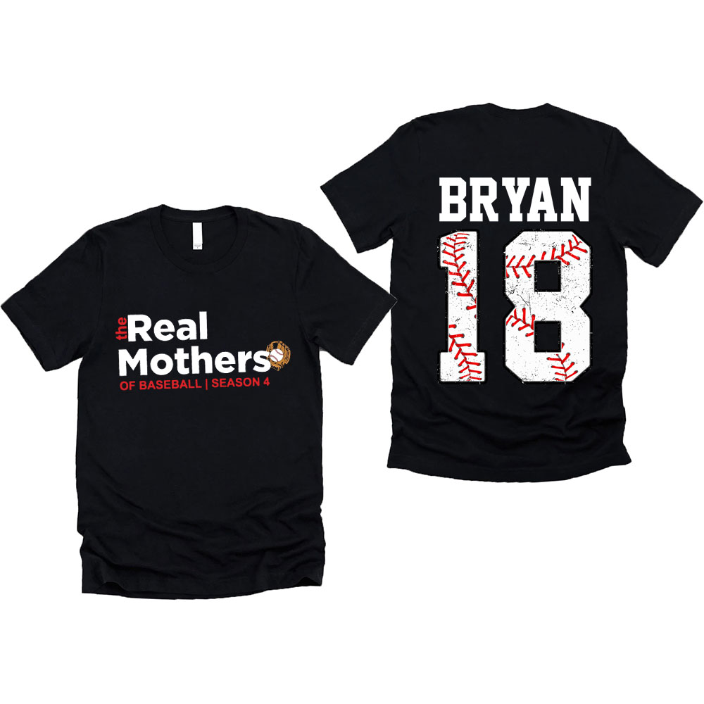 The Real Mothers of Baseball Personalized T-Shirt