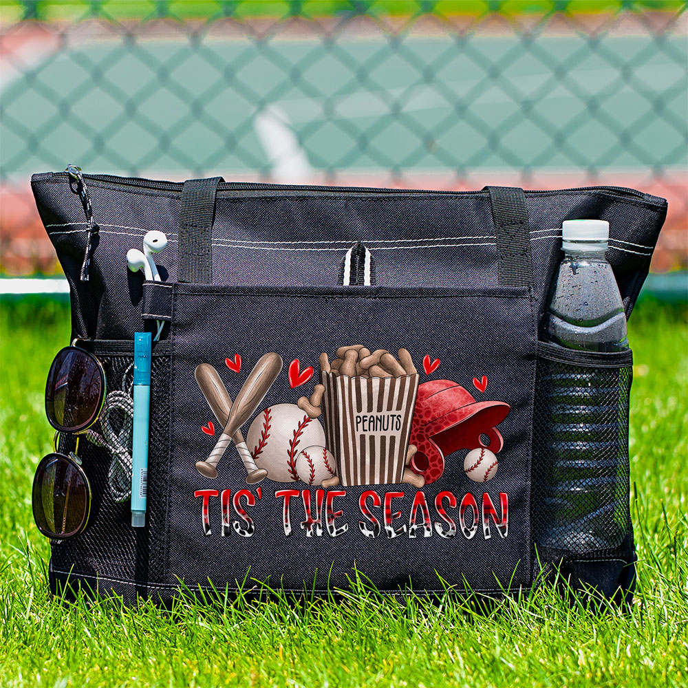Tis The Season Baseball Tote Bag
