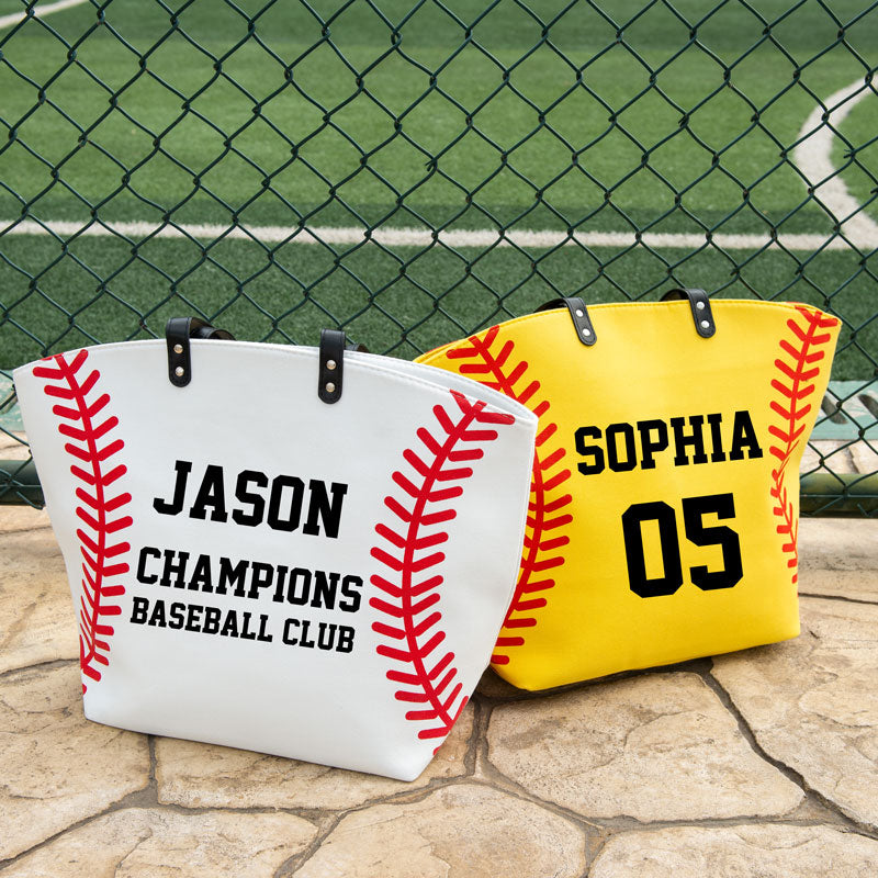 Personalized Sports Team Tote Bag