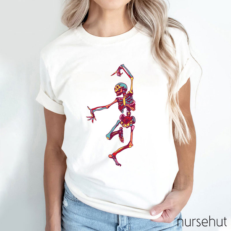 Solo Dancing Skeleton Nurse T-Shirt