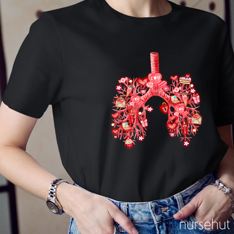 I Love You Valentine Air Ducts Nurse T-Shirt