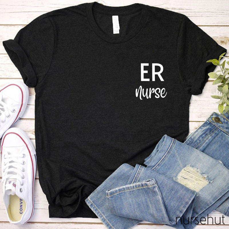 Personalized Department Minimalism Nurse T-Shirt