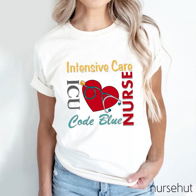 ICU Intensive Care Nurse T-Shirt