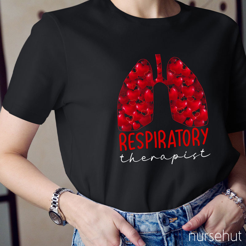 The Lung Full Of Sweethearts Respiratory Therapist Nurse T-Shirt