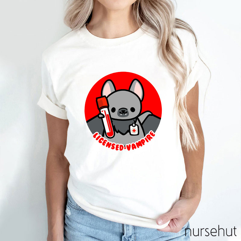 Licensed Vampire Nurse T-Shirt