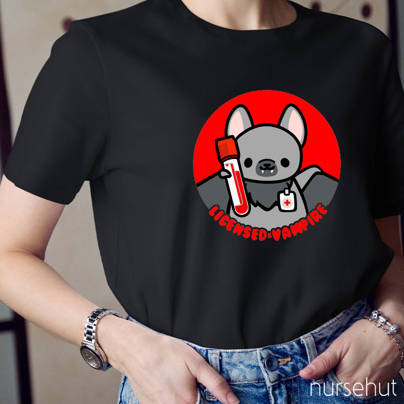 Licensed Vampire Nurse T-Shirt