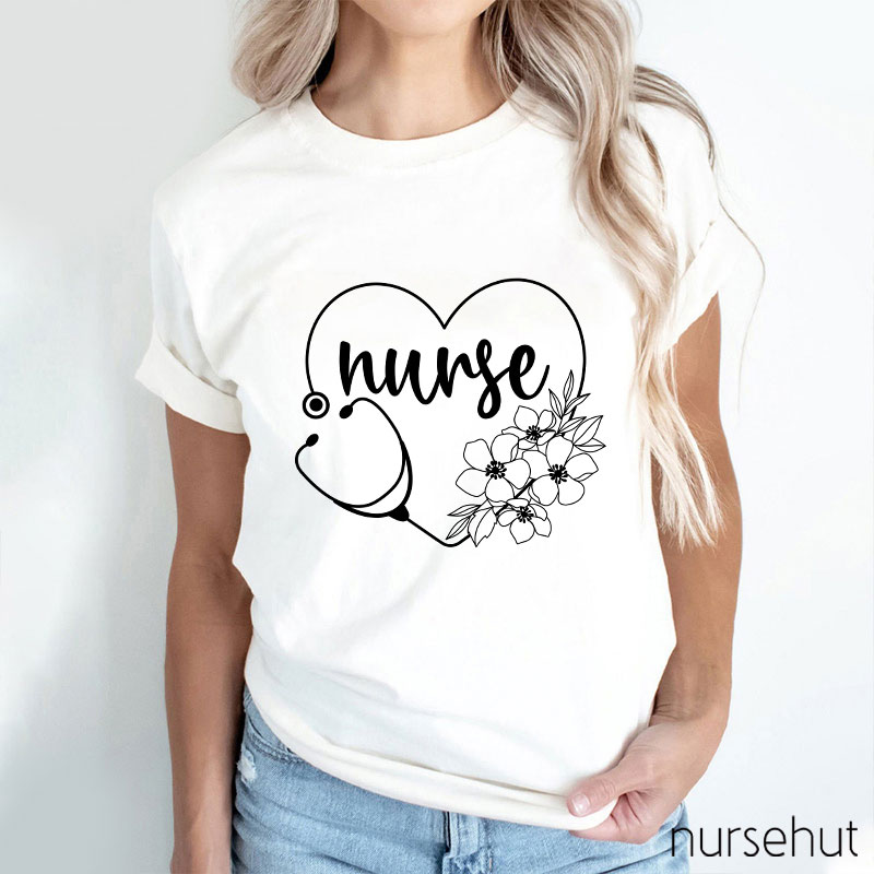 Nurse Stethoscope T-Shirt