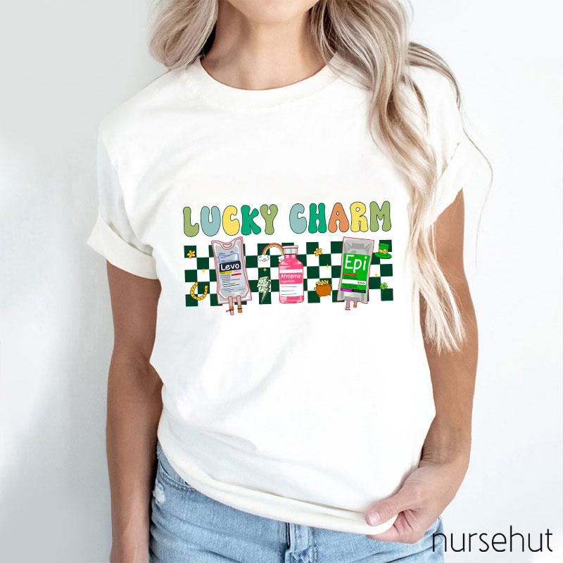 These Are My Lucky Charm Nurse T-Shirt