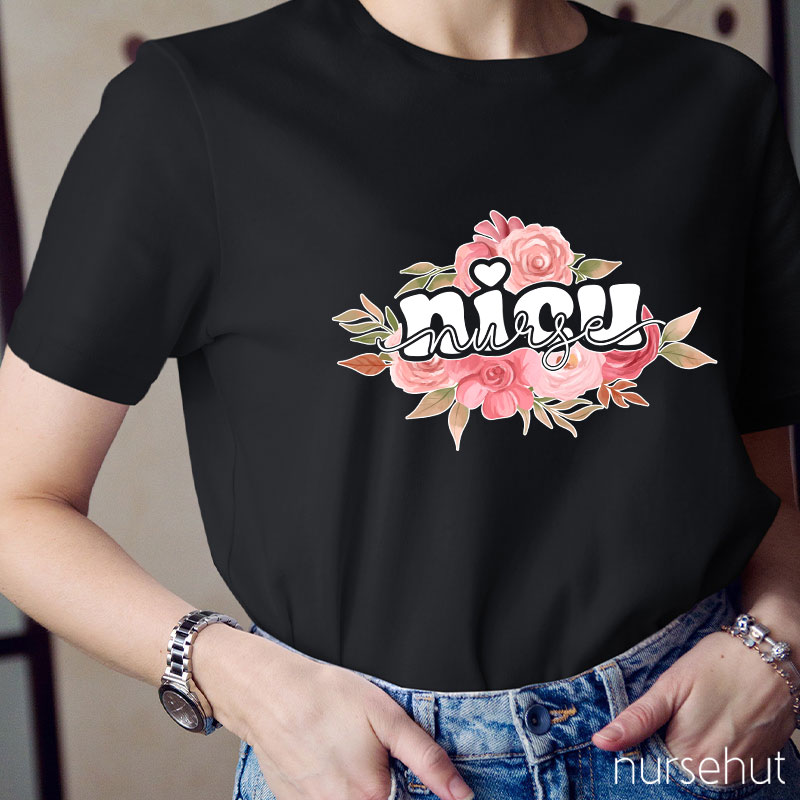 Rose Nicu Nurse T-Shirt
