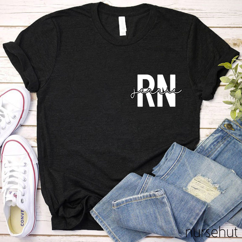 Personalized Department And Name Nurse T-Shirt