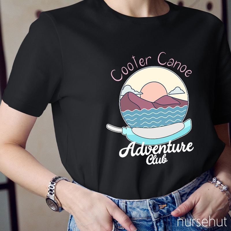 Cooter Canoe Adventure Club Nurse T-Shirt