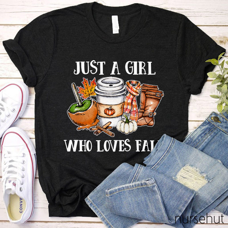Just A Nurse Who Loves Fall T-Shirt