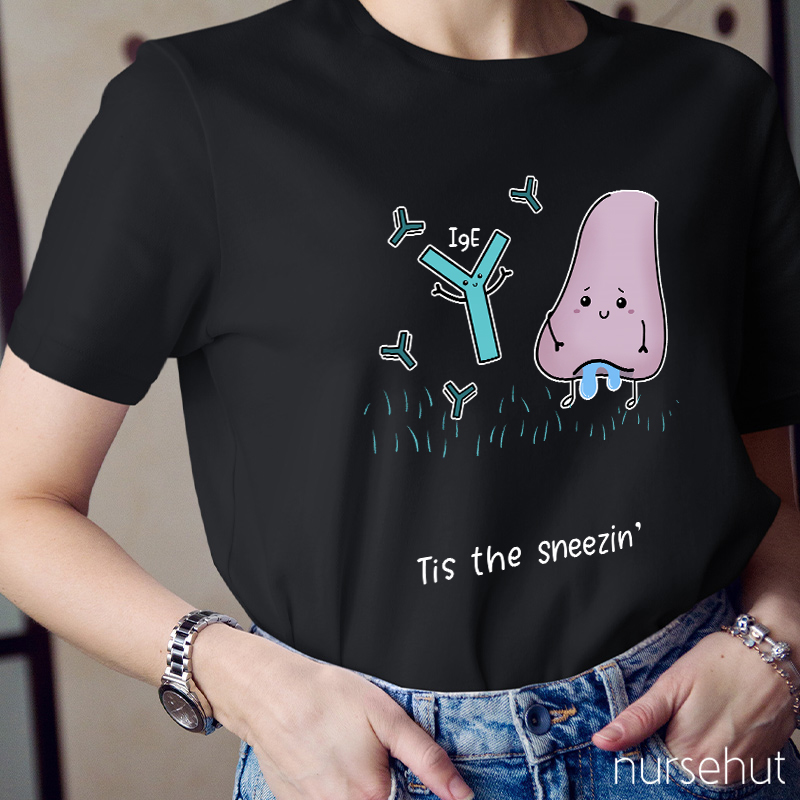 Tis The Sneezin Nurse T-Shirt