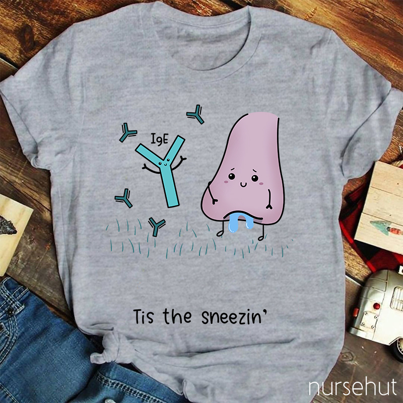 Tis The Sneezin Nurse T-Shirt