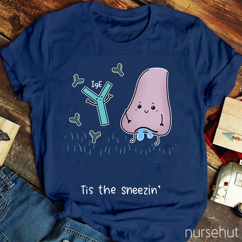 Tis The Sneezin Nurse T-Shirt