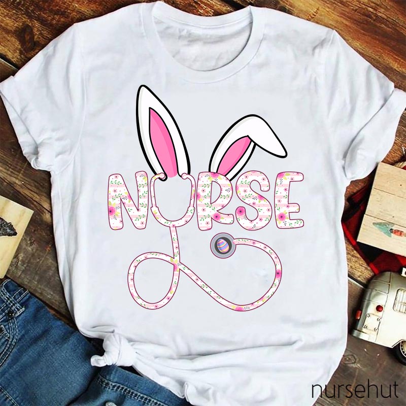 Bunny Ear Nurse T-Shirt