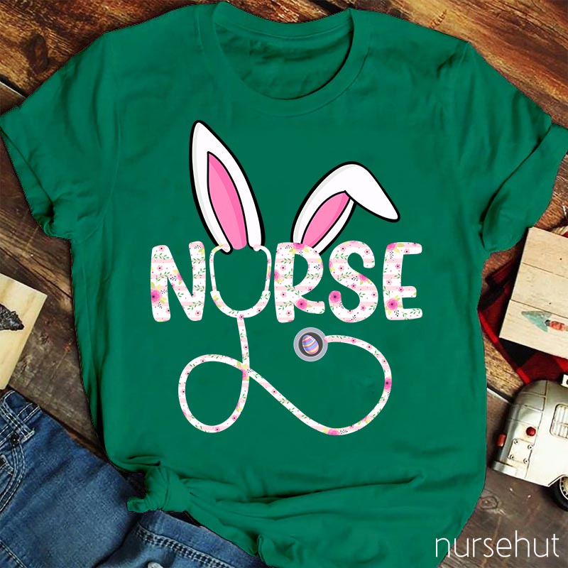 Bunny Ear Nurse T-Shirt