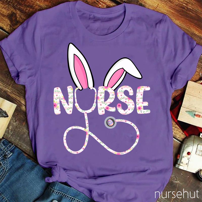 Bunny Ear Nurse T-Shirt
