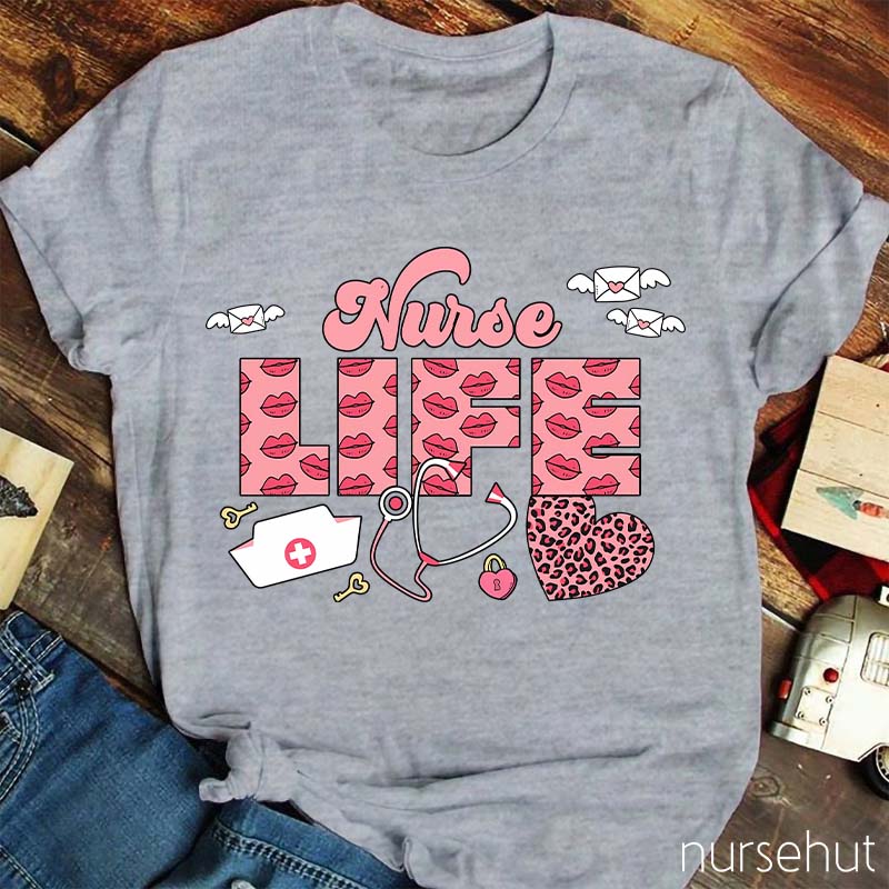 Pinky Nurse Life Nurse T-Shirt