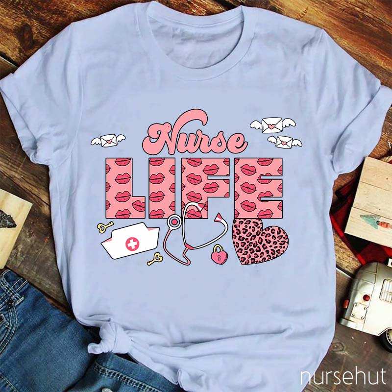 Pinky Nurse Life Nurse T-Shirt