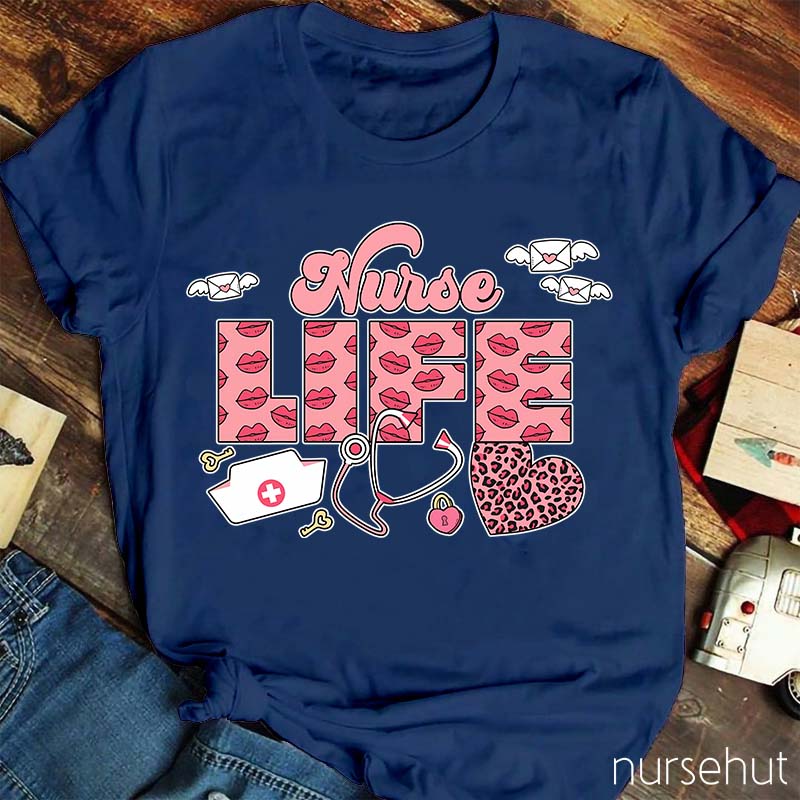 Pinky Nurse Life Nurse T-Shirt