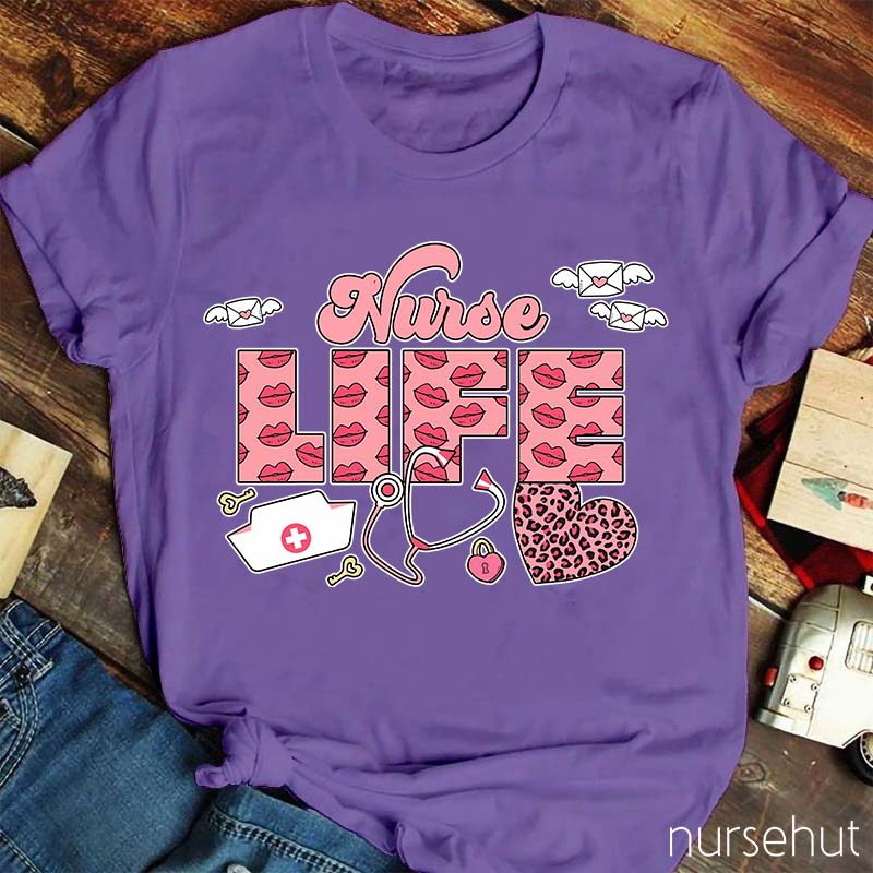 Pinky Nurse Life Nurse T-Shirt