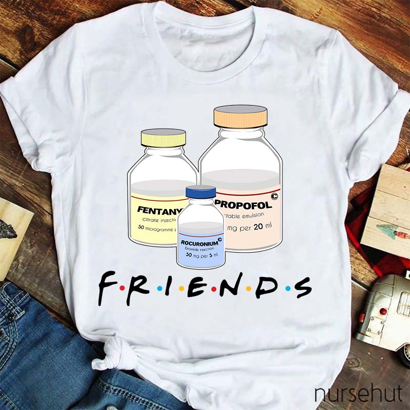 Medicament Friends Nurse T-Shirt