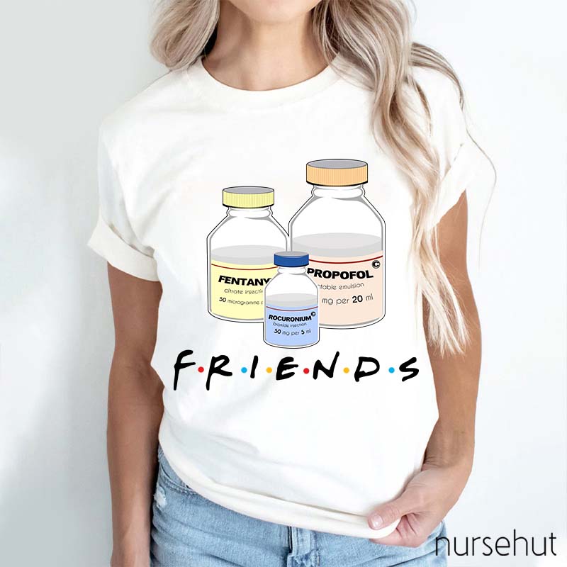 Medicament Friends Nurse T-Shirt