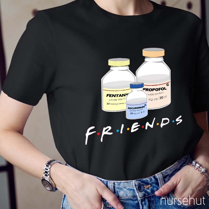 Medicament Friends Nurse T-Shirt