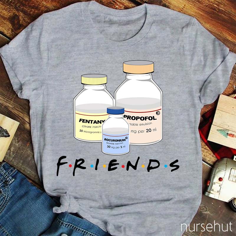 Medicament Friends Nurse T-Shirt