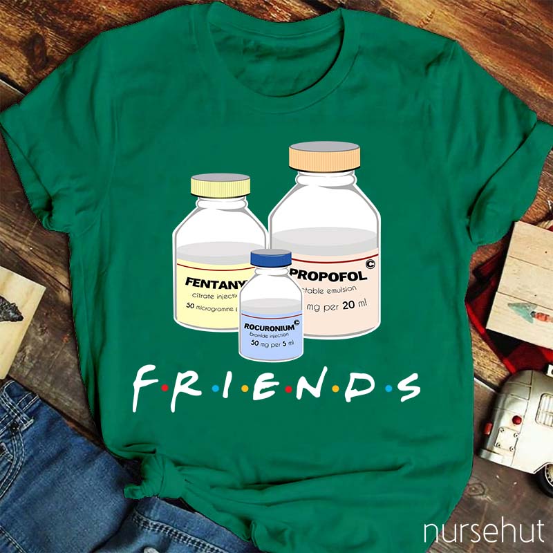 Medicament Friends Nurse T-Shirt