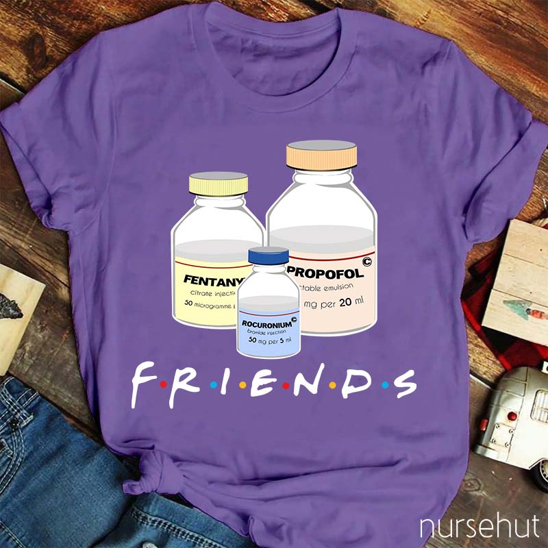 Medicament Friends Nurse T-Shirt