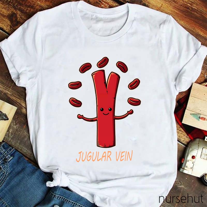 Jugular Vein Nurse T-Shirt