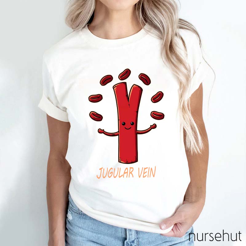 Jugular Vein Nurse T-Shirt