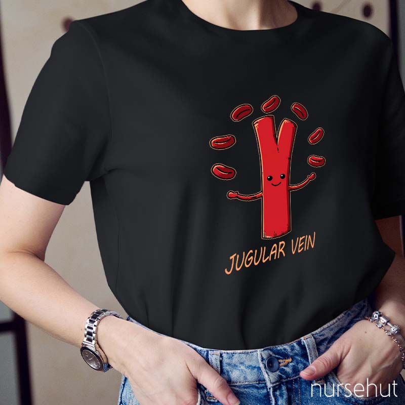 Jugular Vein Nurse T-Shirt