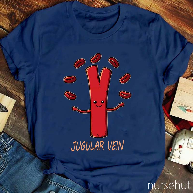 Jugular Vein Nurse T-Shirt