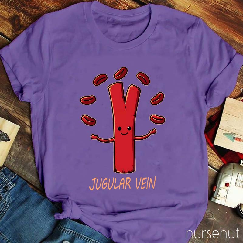 Jugular Vein Nurse T-Shirt