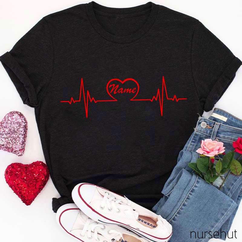 Personalized I Hear Your Heart Jump Nurse T-Shirt