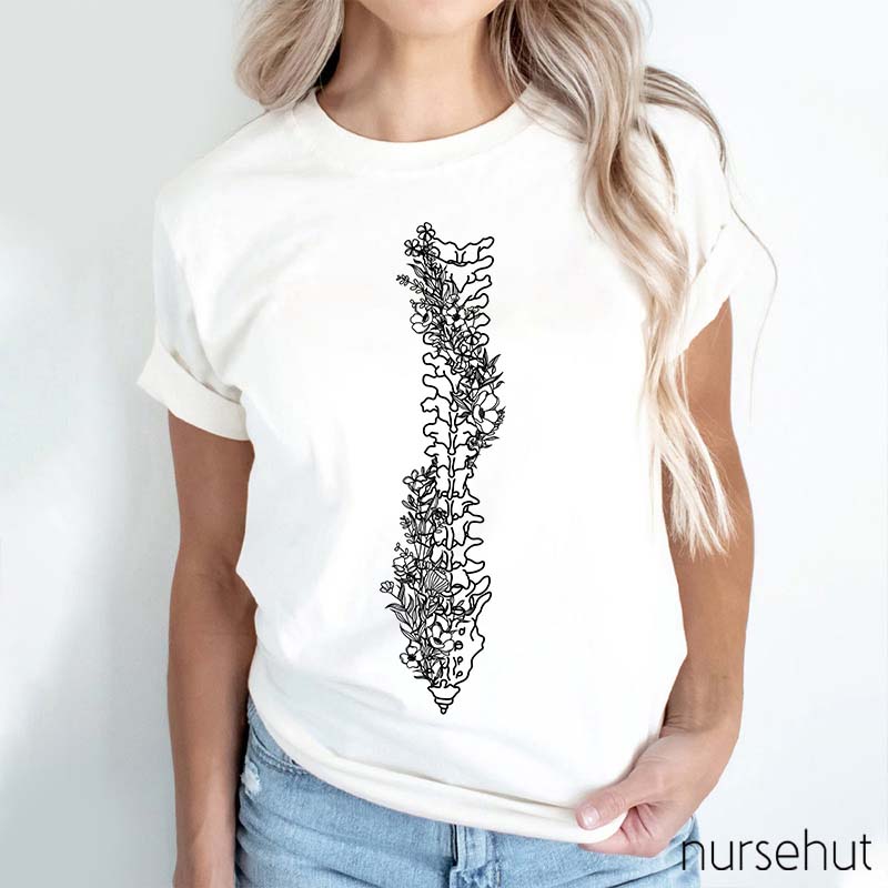Spine Blossom Nurse T-Shirt