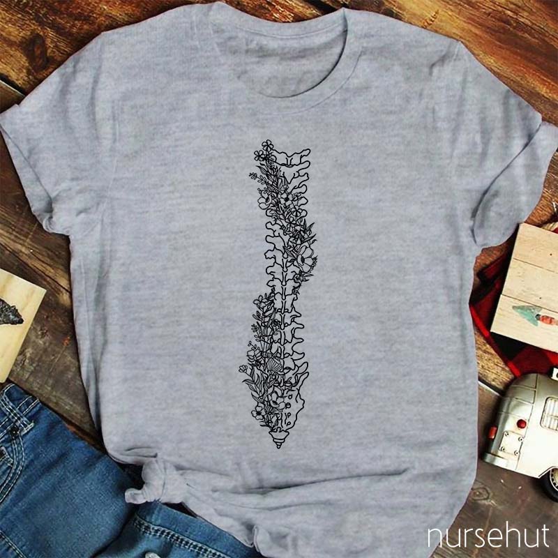 Spine Blossom Nurse T-Shirt