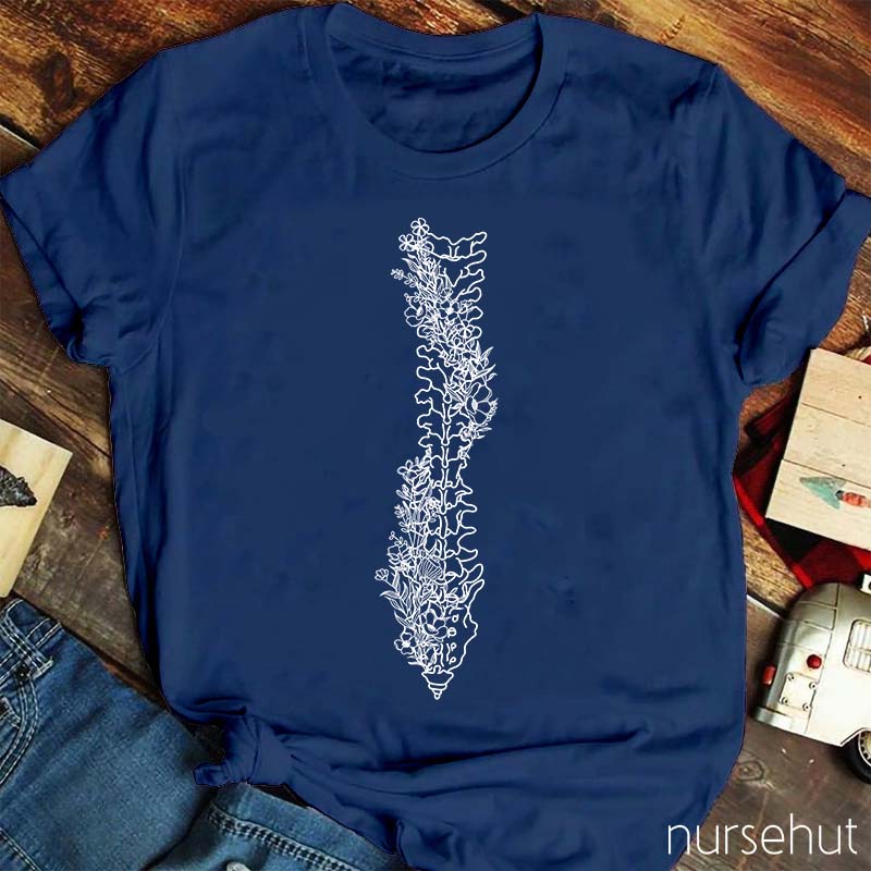 Spine Blossom Nurse T-Shirt