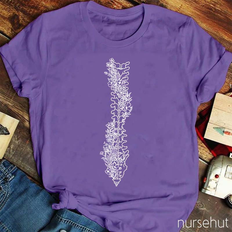 Spine Blossom Nurse T-Shirt