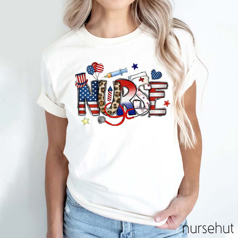 Independence Day Nurse T-Shirt