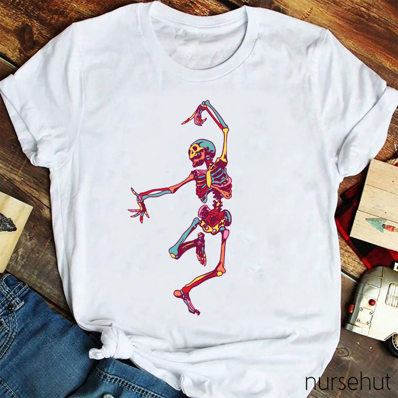 Solo Dancing Skeleton Nurse T-Shirt