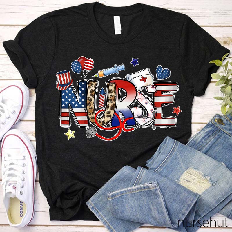 Independence Day Nurse T-Shirt