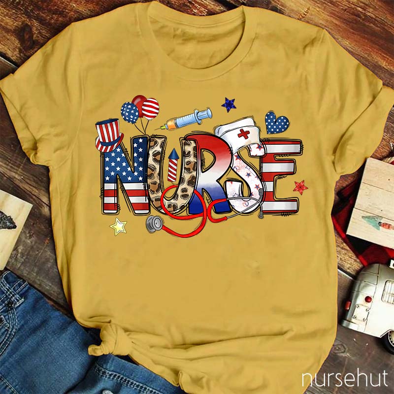 Independence Day Nurse T-Shirt
