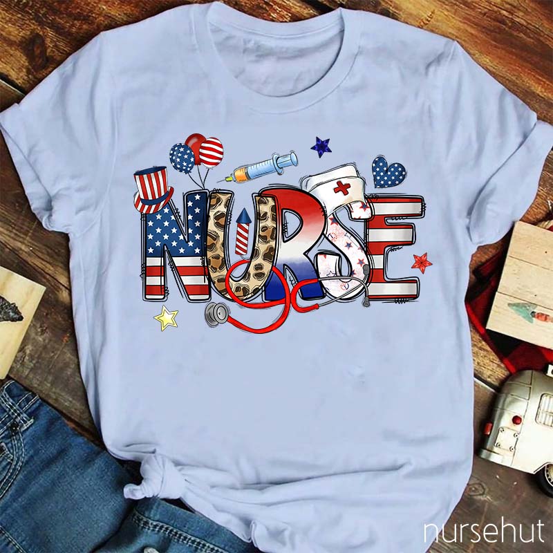 Independence Day Nurse T-Shirt
